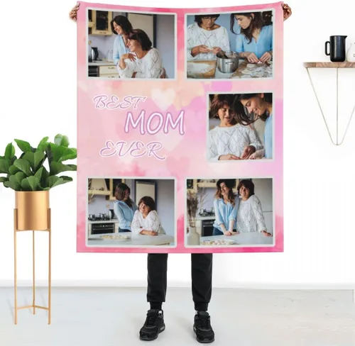 Miniatura 11 de HUGLAZY Mantas personalizadas con fotos, manta personalizada para la familia, sube tu foto de Halloween, manta personalizada para adultos