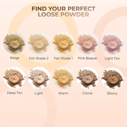Miniatura 8 de Sweet Face Minerals - Recambio de polvo de base (BEIGE) (bolsa de 0.42 oz) por Sweet Face Minerals, polvo de maquillaje ligero y mineral suelto