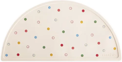 Miniatura 11 de Mushie Mantel Individual de Silicona para Niños Diseño Antideslizante Libre de BPA (Arcoíris)