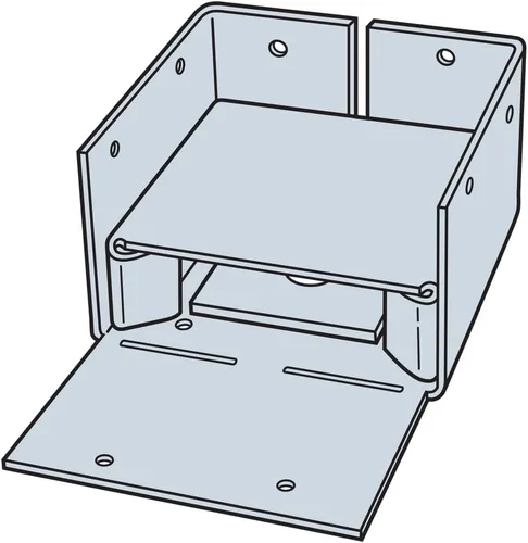Miniatura 8 de Simpson Strong Tie ABW44Z ZMAX - Base de poste ajustable galvanizada calibre 16, 4 x 4, 10 por caja
