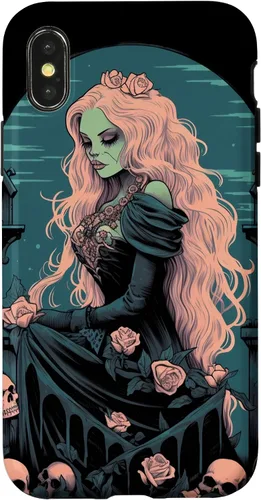 Miniatura 5 de Funda para iPhone 13 Pro Gothic Girl Pastel Goth Wiccan Pagan Anime Nu Goth Grunge
