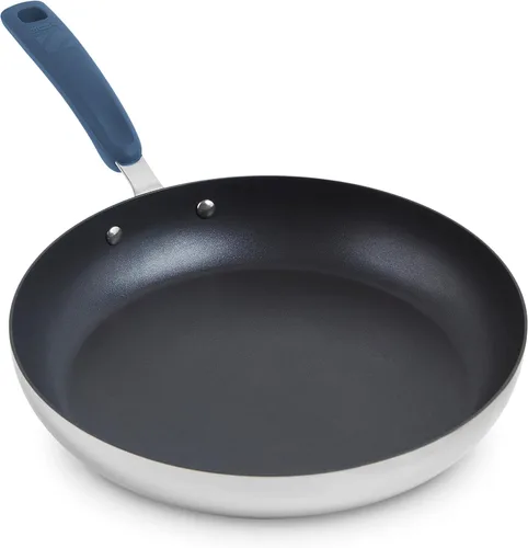 Zakarian x Dash TruPro® Juego de sartenes antiadherentes de acero inoxidable de tres capas, utensilios de cocina duraderos para cocinar todos los