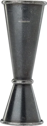 Miniatura 2 de Barfly 1 x medidor de 2 oz. de estilo japonés, negro vintage