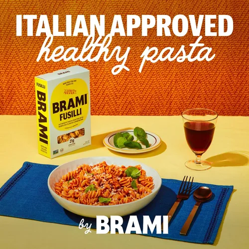 Miniatura 6 de Brami Fusilli, Curly Mac, Pasta de proteína italiana Radiatori Baja en carbohidratos Alta fibra Alto en proteínas Keto Sin OMG Hecho