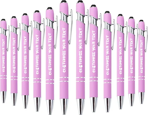 Miniatura 165 de AIFLM Bolígrafos personalizados con nombre a granel hasta 500 unidades de bolígrafos grabados gratis con tu nombre y texto para negocios