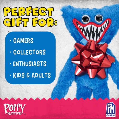 Miniatura 4 de Poppy Playtime - Peluche Scary Huggy Wuggy (felpa mediana de 14 pulgadas, serie 1) [Producto oficial]