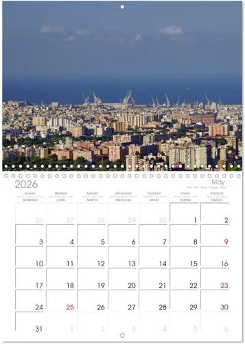 Miniatura 9 de Impressions from Sicily (calendario mensual de pared 2022 11.4 x 16.1 in (abierto)