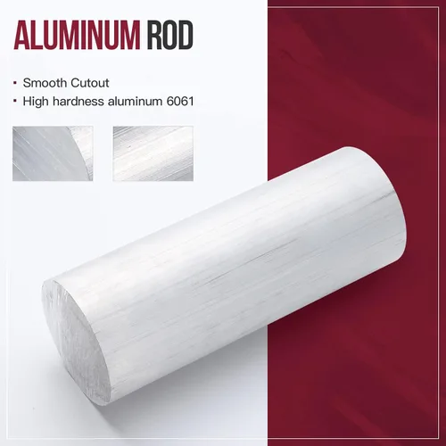 Miniatura 3 de Varilla redonda de aluminio 6061 de 3 pulgadas de diámetro, 7.8 pulgadas de largo, +0/-.02 pulgadas T6511, extruida, 3.0 pulgadas de diámetro, barra