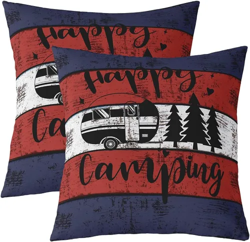 Miniatura 8 de Funda de almohada reversible con estampado para cama o sofá, decoración de coche de campamento, funda de cojín decorativa de granja occidental de 16