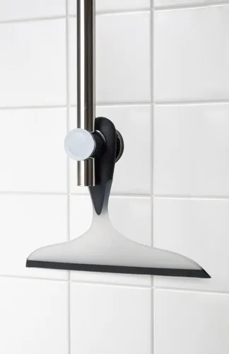 Miniatura 3 de WENKO 20177100 - Escobilla de baño Loano para baño y ducha, plástico, color azul claro