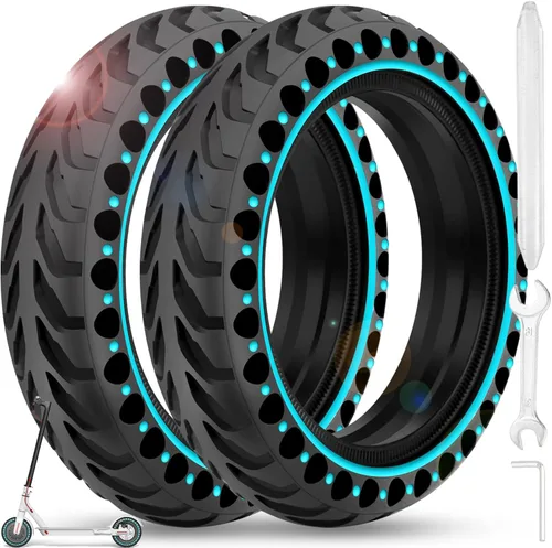 BANGTING 2 neumáticos sólidos de 8.5 x 2 pulgadas para scooter eléctrico, neumático de 8 1/2 x 2 para Gotrax GXL V2/XR/APEX, repuesto de neumáticos