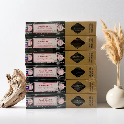 Miniatura 14 de Satya - Juego de regalo de incienso Nag Champa, éxito super, sangre de dragón, sándalo, pachulí, lavanda, vibraciones positivas, 15 g