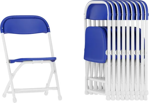 Miniatura 13 de Flash Furniture Paquete de 2 sillas plegables de plástico negro para niños