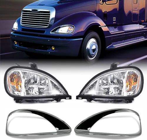 Miniatura 14 de Torque Faro delantero de repuesto para lado del conductor izquierdo para camiones semi Freightliner Columbia 1996-2017, aprobado por DOT SAE, faro