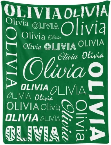 Miniatura 42 de Manta de bebé personalizada con nombre, manta personalizada con nombre, manta personalizada para adultos, niños, cumpleaños, Navidad, Día