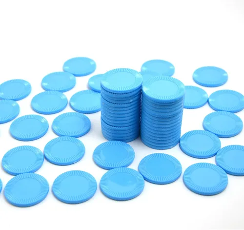 Miniatura 8 de Smartdealspro 64 unidades de 1.260 in/1.26 pulgadas de plástico opaco para contadores de aprendizaje, mini fichas de juego de fichas de póquer