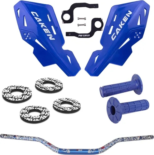 Miniatura 13 de Manillar universal de 28 mm con protectores de manos y kit de soporte CNC para moto de motocross, ATV, scooter para CRF KLX KX LTR TRX SX SXF EXC