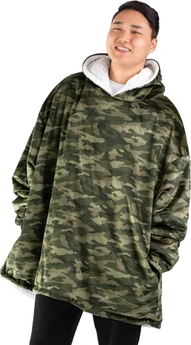 Miniatura 41 de Bare Home B-Cozy - Manta con capucha, para llevar puesta, suave, afelpada, de sherpa, cálida, acogedora, de gran tamaño, disponible en tamaños