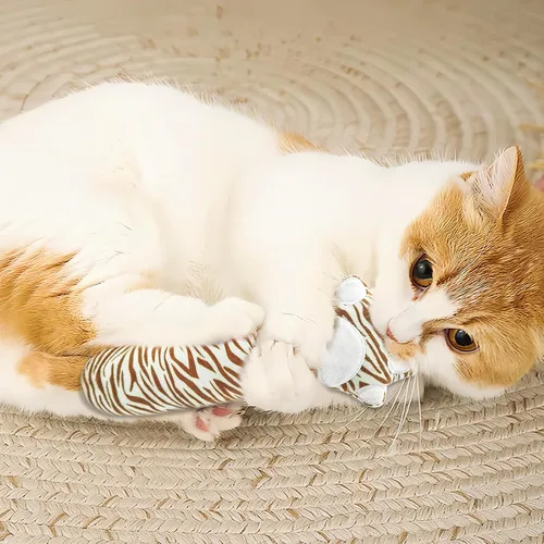 Miniatura 6 de Andiker Cat Toys - Patas de gato, 10.5 pulgadas, juguetes de hierba gatera con sonido arrugado, suave y duradero, juguetes interactivos para gatitos