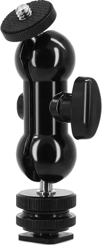 Miniatura 10 de Anwenk Adaptador de montaje para cámara compatible con GoPro Adaptador GoPro Hero 7 6 5 4 Fijación en cámara Gopro DSLR o fotografía de luz de anillo