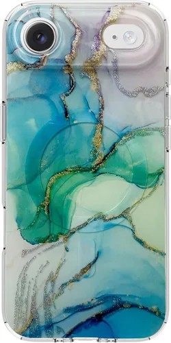 Miniatura 26 de Funda degradada para iPhone 14 Pro - Diseño multicolor degradado naranja y amarillo, resistente a los impactos y con imanes