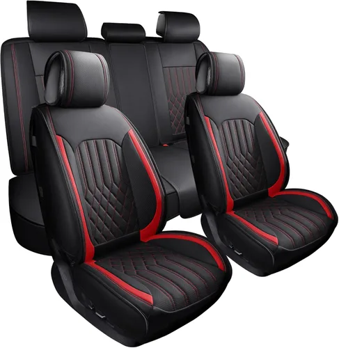 Miniatura 8 de Tomatoman Fundas de asiento de coche compatibles con Nissan Frontier Pathfinder Sentra Maxima Versa Xterra Altima X-Trail Rogue Armada Cube Juke