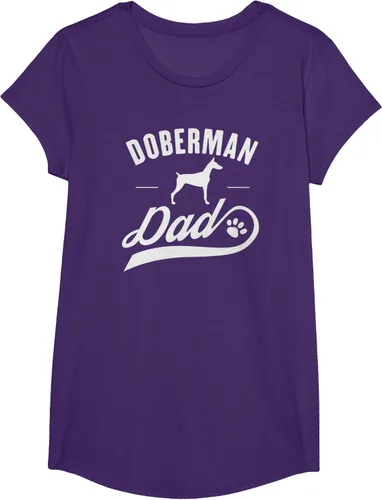 Miniatura 16 de Doberman Dad - Camiseta para amante del dueño del perro, Negro, S