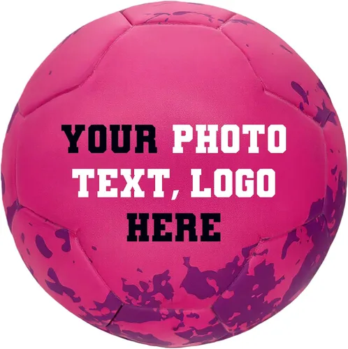 Miniatura 10 de Balón de fútbol personalizado – Nombre, foto, número o logotipo – Pelota de partido y entrenamiento de tamaño oficial 5 – Pelota de regalo de cuero