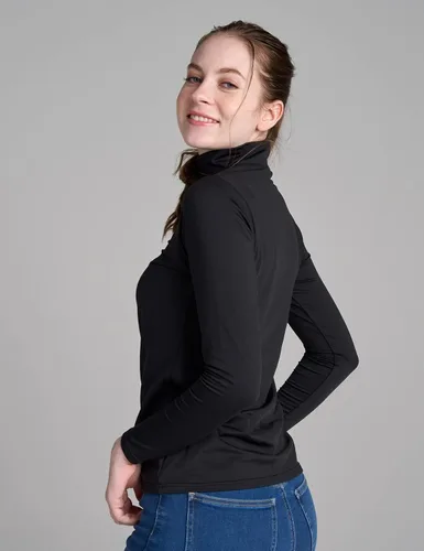 Miniatura 4 de LAPASA Women Mock Neck Thermal Underwear Top Undershirt Lightweight Midweight Fleece Lined Long Sleeve Base Layer L87L89