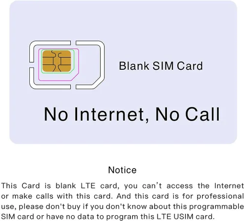 Miniatura 5 de Kit de programa de tarjetas LTE, herramientas y accesorios para tarjetas SIM que incluyen 1 lector de tarjetas SIM + 5 tarjetas USIM programables +