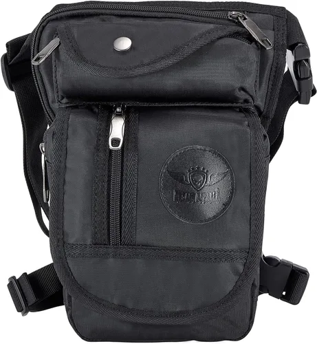 Miniatura 8 de Bolsa de pierna caída, bolsa de muslo para mujeres y hombres, bolsa táctica para piernas, bolsa de muslo, riñonera de muslo para motocicleta, bolsa