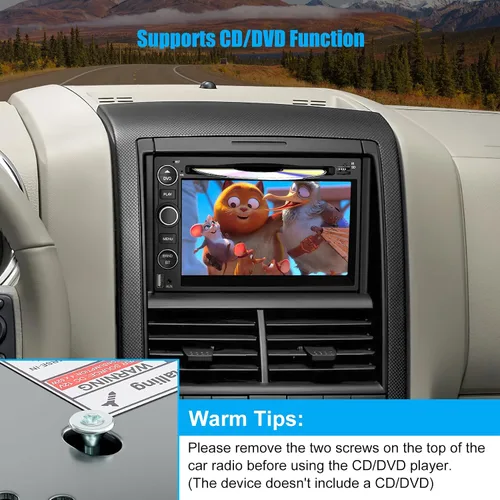 Miniatura 5 de Radio de coche con DVD/CD para Ford F150/F250/F350 2004-2014, pantalla táctil IPS de 7 pulgadas, estéreo para automóvil con CarPlay inalámbrico