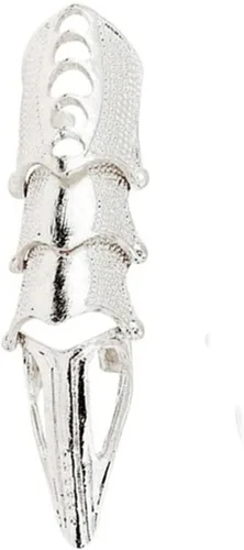 Miniatura 2 de Juego de 2 4 anillos punk de armadura completa para nudillos y garra, góticos, ajustable, con bisagras, para mujeres, hombres, niñas, niños