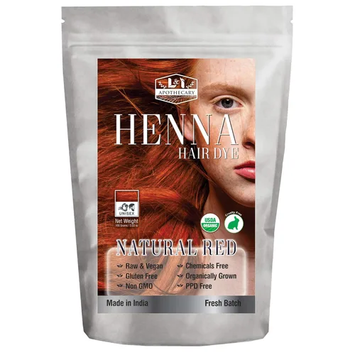 Miniatura 4 de L&I Apothecary Tinte orgánico de henna marrón claro para el cabello, certificado por USDA, natural, sin gluten, sin crueldad animal Marrón claro