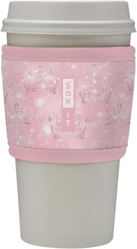 Miniatura 43 de Sok It HotSok Coffee & Tea - Funda de neopreno con aislamiento reutilizable (floral abstracto)