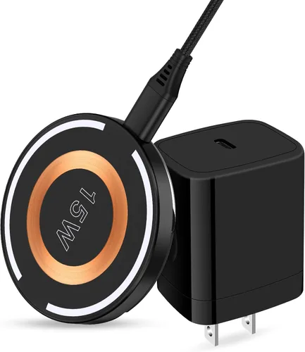 Cargador inalámbrico Samsung S25 Ultra para cargador Magsafe/Samsung Galaxy S25/S24 Ultra, almohadilla de carga inalámbrica magnética rápida de 15 W