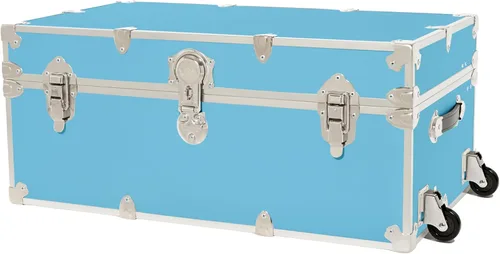 Miniatura 15 de Rhino Trunk & Case Maletero grande clásico, 32 x 18 x 14 pulgadas, capacidad de más de 1500 libras, muchos colores, tapa de cierre suave. Fuerte