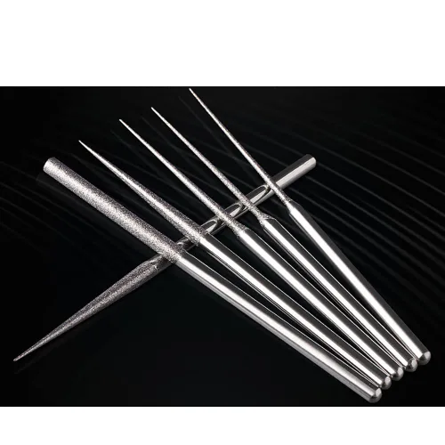 Miniatura 2 de Ryoma Brocas de diamante para herramientas rotativas de metal para carpintería de metal, para tallado, vástago de 3/32 pulgadas (0.093 in), paquete