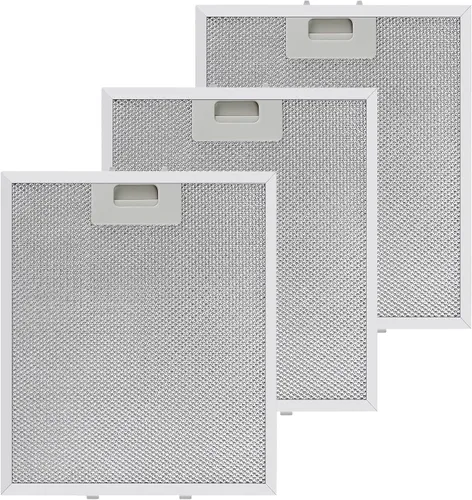 Reemplazo de filtro de campana extractora W10169961A actualizado (3 piezas) de Techecook, filtro de grasa para campana de malla de aluminio de 5