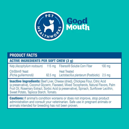 Miniatura 4 de Good Mouth - Masticables dentales para perros – Controla la placa y el sarro, promueve el aliento fresco, apoya la salud oral y las encías