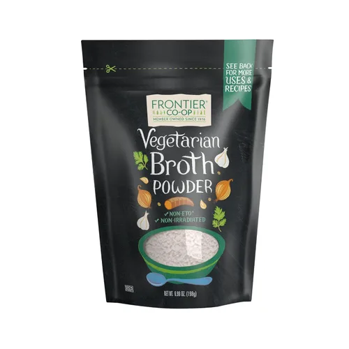 Miniatura 7 de Frontier Co-op Caldo de Carne en Polvo Sin Carne, Bolsa a Granel de 1 Libra, Caldo de Carne Vegetariano, Base para Sopa, Salsa, Bebida Caliente