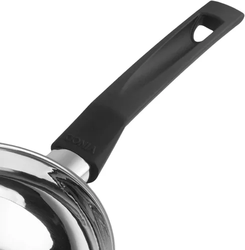 Miniatura 9 de Vinod Juego de utensilios de cocina Trento de acero inoxidable apto para inducción, 3 piezas, cacerola (6.3 in/1,5 litros), 1 cacerola