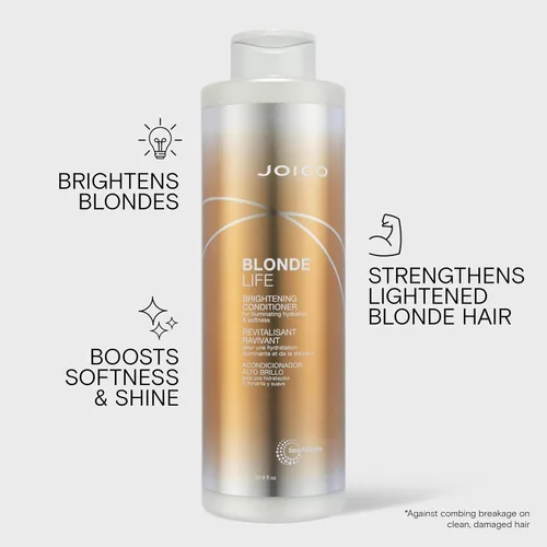 Miniatura 3 de Joico Blonde Life Brightening Conditioner For Blonde Hair Illuminate Hydration & Softness Add Softness & Smoothness Sulfate Free With