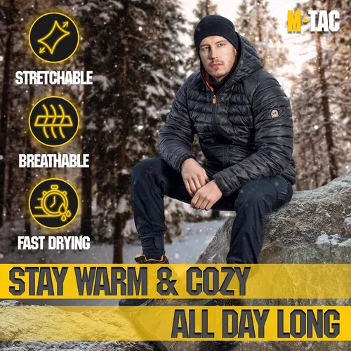 Miniatura 2 de M-Tac Gorra de reloj de forro polar - Gorro táctico de invierno con Slimtex