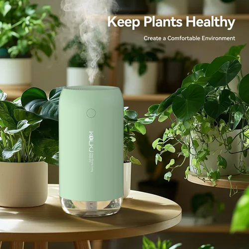 Miniatura 4 de Mini humidificador portátil, humidificador pequeño de niebla fría de 11.8 fl oz para plantas, humidificador de escritorio personal USB para Verde