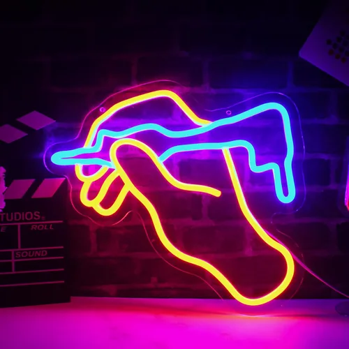 Miniatura 7 de Letrero de neón de plátano bailarín, luz de neón de plátano, letrero con luz LED para decoración de pared, regulable para arte de pared