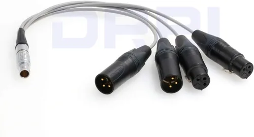 Miniatura 2 de Cable de audio Atomos Breakout de 10 pines a XLR de 3 pines para grabador de monitor Shogun (10pin-3XLR)