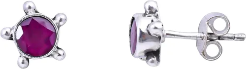 Miniatura 23 de Round Gemstone Stud Design 2