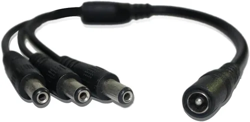 Miniatura 4 de ESUMIC® corriente continua hembra a macho divisor cable Adaptador para luces de tira LED.