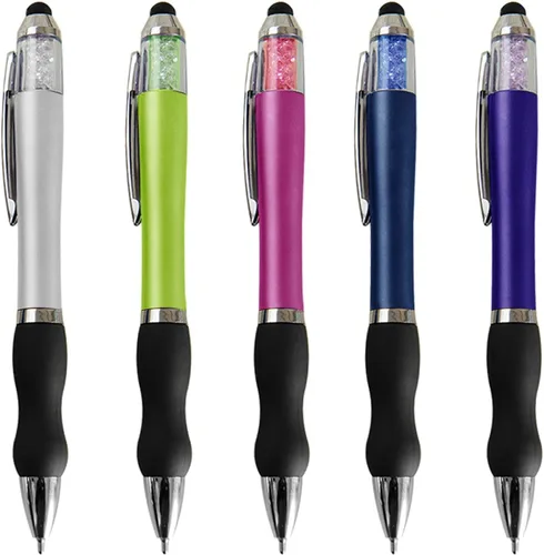 Miniatura 7 de MiSiBao Bolígrafos de escritura, paquete de 14 (10 unidades + 4 repuestos) con puntas de lápiz capacitivo de 0.039 in de punta media, bolígrafo